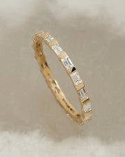 0.80CTW Baguette Cut Full Eternity Wedding Band for Women Mapple Gems
